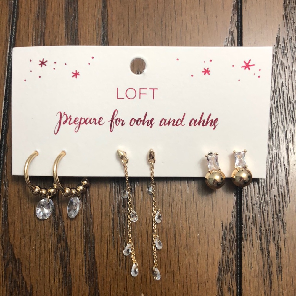 NWT LOFT Earring Set
